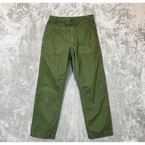 Uniqlo Pants Women's 27-30 Green Utility Army Casual‎ Granola Girl Teacher